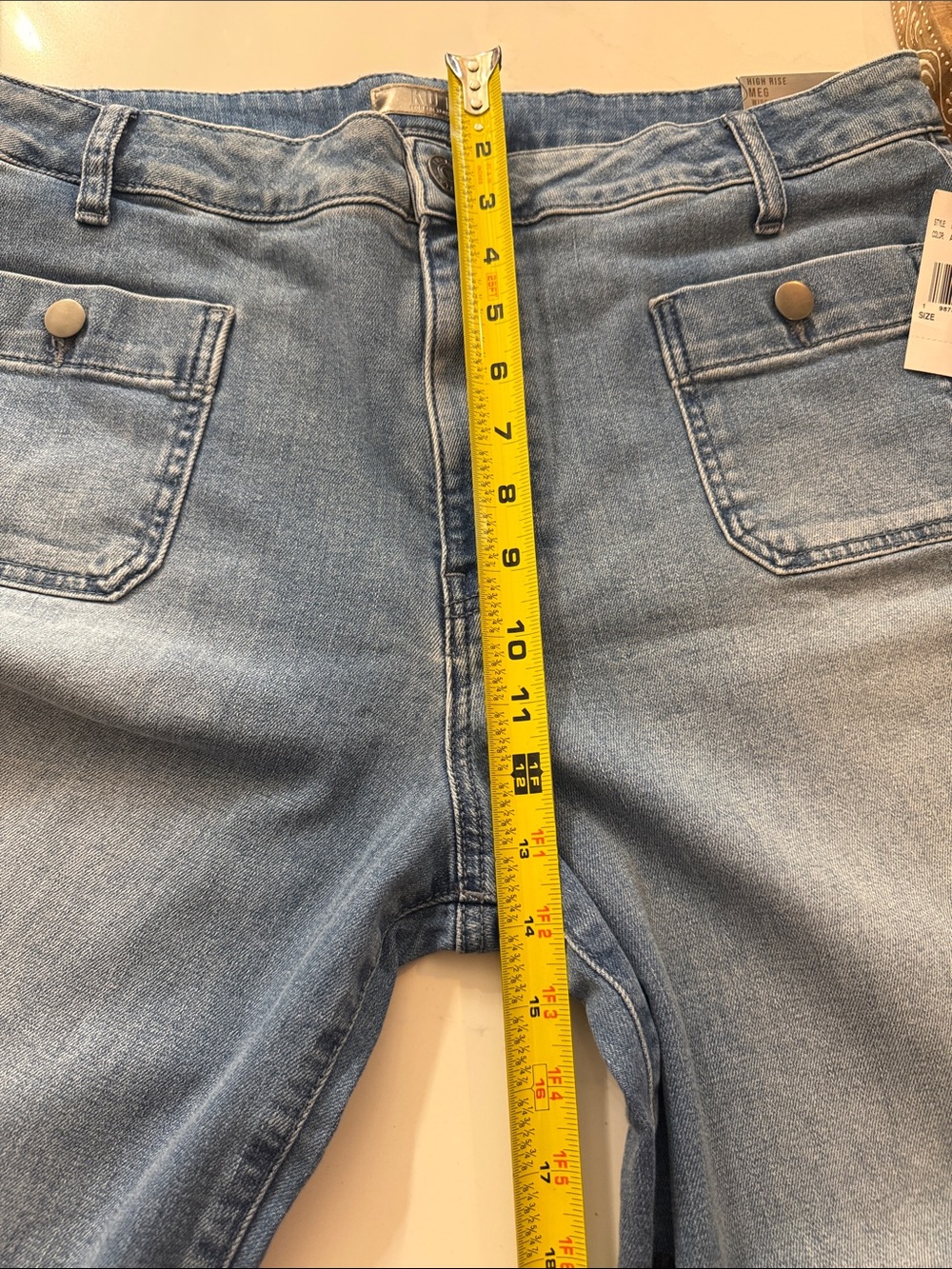 NWT KUT from the Kloth Meg High-Rise Fab Ab Wide Leg Double Front Pockets Jeans - Picture 13 of 14
